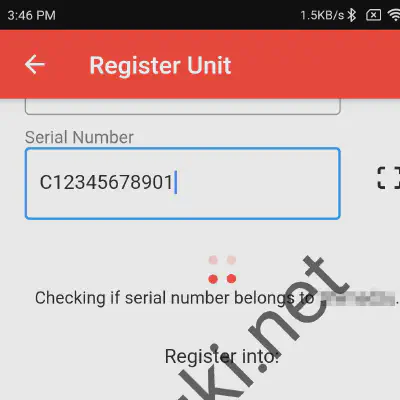 NoSQL DB connection example in Flutter app.