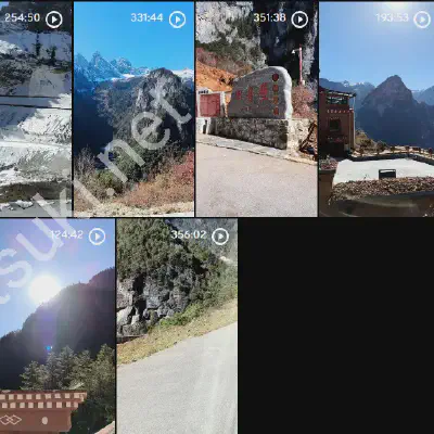 Immich app video preview duration bug fix demonstration.